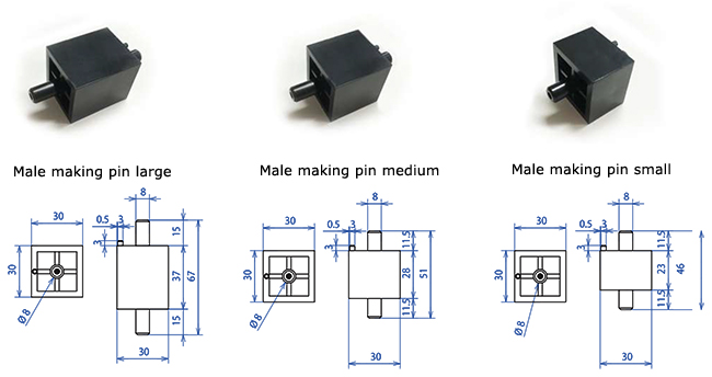 Male making pins
