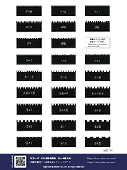 Perforation & Lead-Rule Pitch List