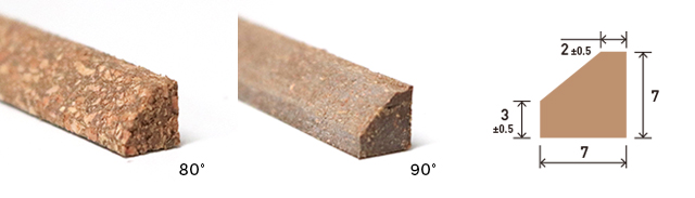 Triangle cork